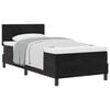 vidaXL Boxspringbett mit Kopfteil Schwarz 100 x 200 cm Samt
