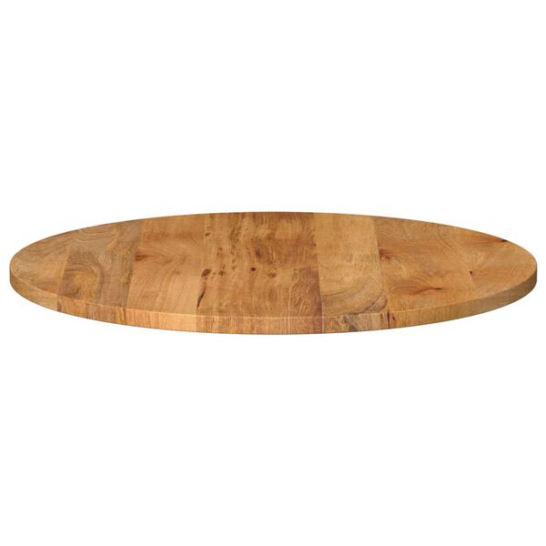 vidaXL Tischplatte &Oslash; 70x3,8 cm Rund Massivholz Mango
