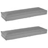 vidaXL Palettenkissenset 2 stk. Oxford-Stoff Grau