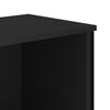 vidaXL B&uuml;cherregal Schwarz 50x31x137,5 cm Holzwerkstoff