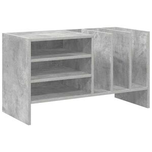 vidaXL Schallplattenschrank Betongrau 78,5 x 35 x 45 cm Holzwerkstoff