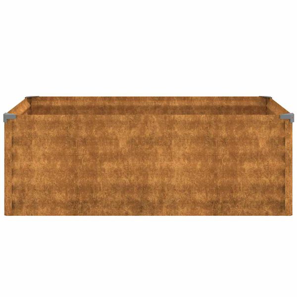 vidaXL Garten-Hochbeet 100 x 50 x 36 cm Cortenstahl