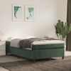 vidaXL Boxspringbettgestell Dunkelgr&uuml;n 120x200 cm Samt