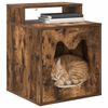 vidaXL Katzenhaus Ger&auml;ucherte Eiche 42,5 x 40 x 53,5 cm Holzwerkstoff