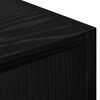 vidaXL Sideboard Schwarz Eichen-Optik 90 x 30 x 90 cm