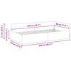 vidaXL Eckbettgestell mit Kopfteil Rosa 80 cm x 200 cm Samt