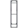 vidaXL Brennholzregal Anthrazit 60x25x100 cm Kaltgewalzter Stahl