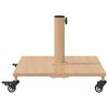 vidaXL Sonnenschirmst&auml;nder Helles Holz 45 x 45 x 31,5 cm