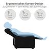 vidaXL Relaxsessel mit Aufstehhilfe Elektrisch Schwarz Stoff