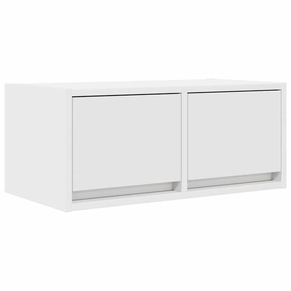 vidaXL TV-Schrank Weiß 60x31x25,5 cm Holzwerkstoff