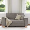 vidaXL 2-Sitzer Sofa Taupe 160x78x84 cm Stoff