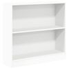 vidaXL B&uuml;cherregal Wei&szlig; 80x24x75 cm Holzwerkstoff