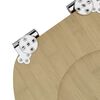 vidaXL Soft-Close Toilettensitz Heller Bambusfarbton 44 x 38 cm
