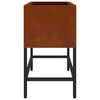 vidaXL Hochbeet Gartenpflanzer Rostig 60 x 26 x 45 cm Wetterfeststahl