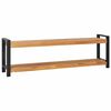 vidaXL Bank mit Speicher Braun 160 x 30 x 50 cm Massivholz Teak