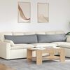 vidaXL Sofakissen 2 pcs Hellgrau 145 x 40 cm Stoff