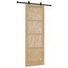 vidaXL Schiebet&uuml;r ORKDAL Natur 83 x 232 cm Massives Kiefernholz