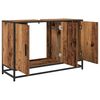 vidaXL Badezimmerschrank mit T&uuml;r Altholz 90 x 33 x 60 cm Holzwerkstoff