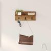 vidaXL Wandmontierter nachttisch Altholz 40 x 10,5 x 18 cm