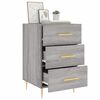 vidaXL Nachttisch Grau Sonoma 40x40x66 cm Holzwerkstoff