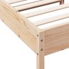 vidaXL Massivholzbett ohne Matratze 90x190 cm Kiefernholz