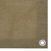 vidaXL Balkon-Sichtschutz Taupe 75x400 cm HDPE