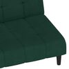 vidaXL Schlafsofa 2-Sitzer Dunkelgr&uuml;n Samt
