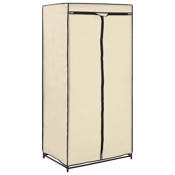 vidaXL Kleiderschr&auml;nke 2 Stk. Creme 75&times;50&times;160 cm