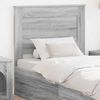 vidaXL Kopfteil mit Kopfteil Graues Sonoma 75 cm Holzwerkstoff