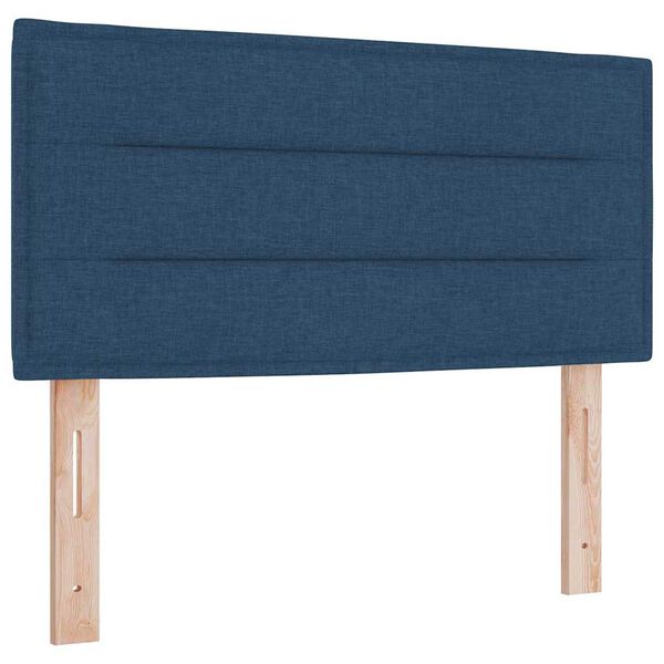 vidaXL Kopfteil mit Kopfteil Blau 80 cm Kunstleder