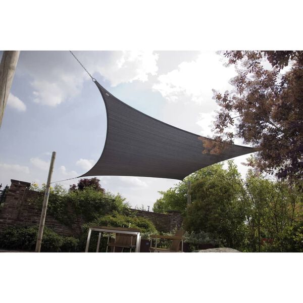Bo-Camp Sonnensegel Quadratisch Anthrazit 3,6 x 3,6 m 4471442