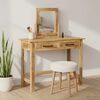 vidaXL Schminktisch Braun 100 x 40 x 120 cm Massivholz Mango