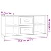 vidaXL TV-Schrank Sonoma-Eiche 99,5x35,5x48 cm Holzwerkstoff