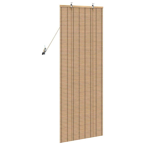vidaXL Rollo mit Vorh&auml;ngen Natur 60 x 160 cm Bambus