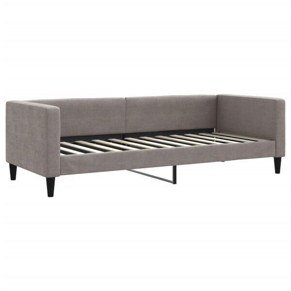vidaXL Tagesbett Taupe 80x200 cm Stoff
