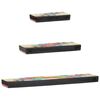 vidaXL Wandregale 3 pcs Mehrfarbig 100 x 20 x 6 cm Massivholz Mango