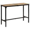 vidaXL 5-tlg. Bar-Set Raues Mangoholz und Metall