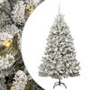 vidaXL K&uuml;nstlicher Weihnachtsbaum 180 cm 300 LEDs Warmes Wei&szlig;