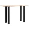vidaXL Bartischbeine 4 Stk. Schwarz 90-92 cm Stahl