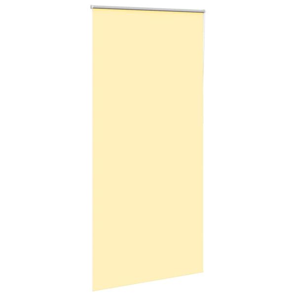 vidaXL Verdunkelungsrollo Gelb 90x230 cm Stoffbreite 85,7 cm Polyester