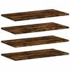 vidaXL Wandregale 4 Stk. R&auml;uchereiche 60x30x1,5 cm Holzwerkstoff