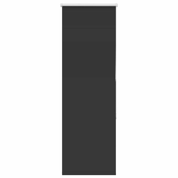 vidaXL Verdunkelungsrollo Schwarz 45x150 cm Stoffbreite 40,7 cm