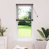 vidaXL Fensterjalousie mit Vorh&auml;ngen Schwarz Aluminium