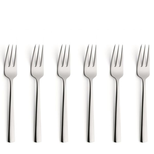 Amefa 6 Stk. Kuchengabel-Set Moderno