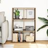 vidaXL Raumteiler-B&uuml;cherregal Artisan-Eiche 69,5x29x103,5 cm