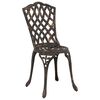 vidaXL Garten Essgruppe 7 pcs Bronze 90 x 90 x 75 cm Gussaluminium