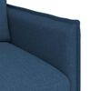 vidaXL Sofa 180cm Blau Metall