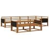vidaXL Outdoor-Sofagarnitur 7 pcs Natur Massivholz Akazie