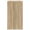 vidaXL Tisch mit Regal Sonoma Eiche 77,5 x 43 x 79 cm Holzwerkstoff