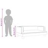 vidaXL Kindersofa Schwarz 80x45x30 cm Samt